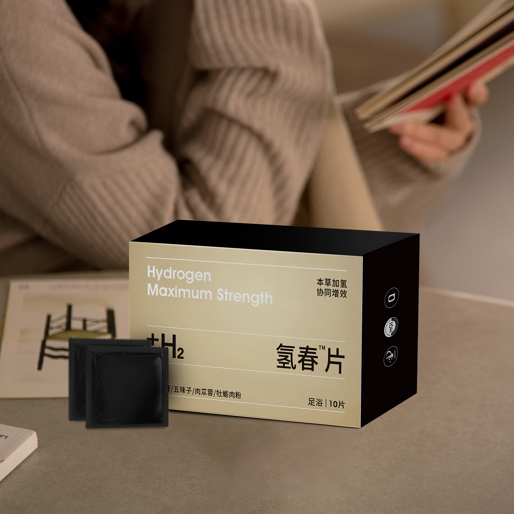 Foot Soaking Hydrogen Tablets, Bath Hydrogen Tablets, Rich Bubbles, High Hydrogen Molecule Concentration, Hydrogen Spring Tablets, Foot Soaking Tablets, Wholesale in Stock