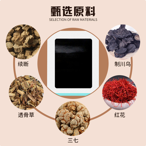 New black ointment patch wholesale non-woven cloth plaster old black ointment cervical spine lumbar spine shoulder joint plaster patch factory wholesale 