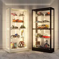 Бытовые пылезащитные украшения для хранения, модель Lego, витрина для игрушек, прозрачный винный шкаф, витрина ручной работы, стеклянный шкаф