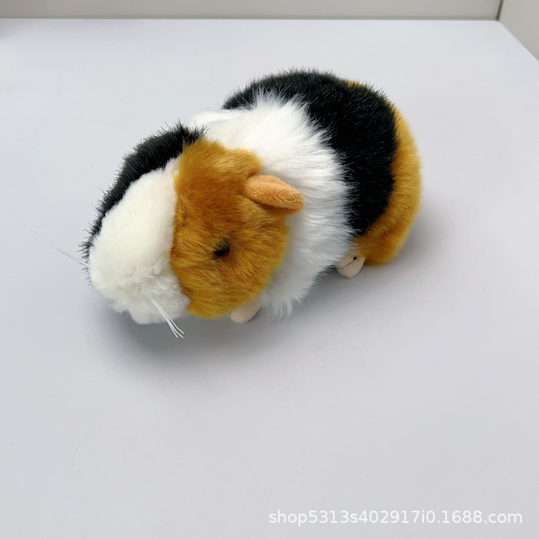 Entrar en la simulación encantadora muñeca de peluche conejillo de indias simulación muñeca de peluche hámster pequeño juguete de peluche hámster