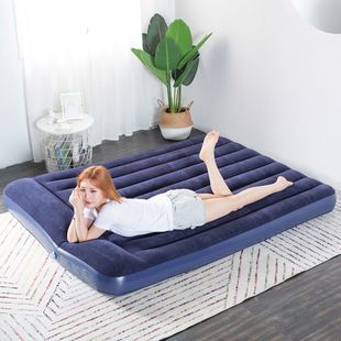 Inflatable Bed Household Double Outdoor Portable Air Bed Foldable Single Lunch Break Mat Travel