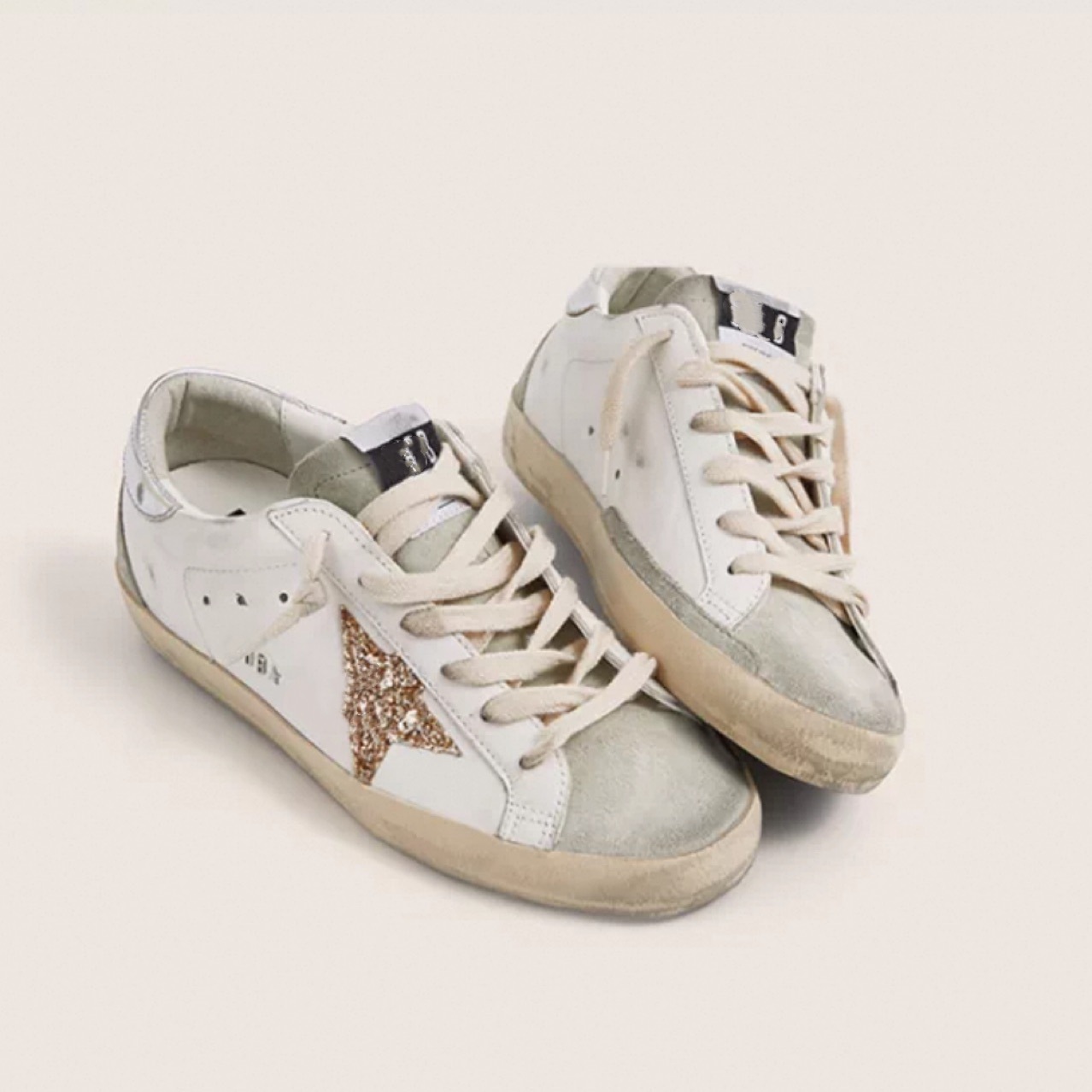 Coreano 2025 nuevo SUPERSTAR cuero hecho viejos zapatos sucios retrógrados zapatos de estrellas de altura interior zapatos sucios zapatos sucios