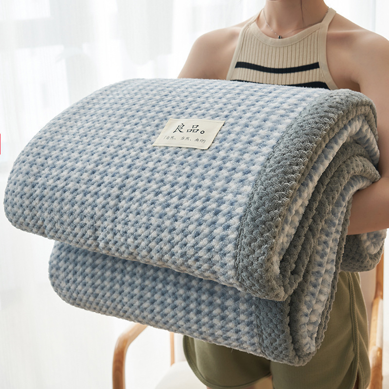 Comercio exterior transfronterizo mantas de peluche de coral mantas de sofá de invierno de oficina siesta mantas de aire acondicionado mantas pequeñas mantas