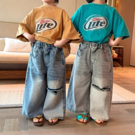 童T恤;童裤;儿童牛仔裤