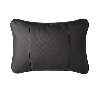 Car Lumbar Support Nappa Leather | Headrest - nappa-leather-black-lumbar-support