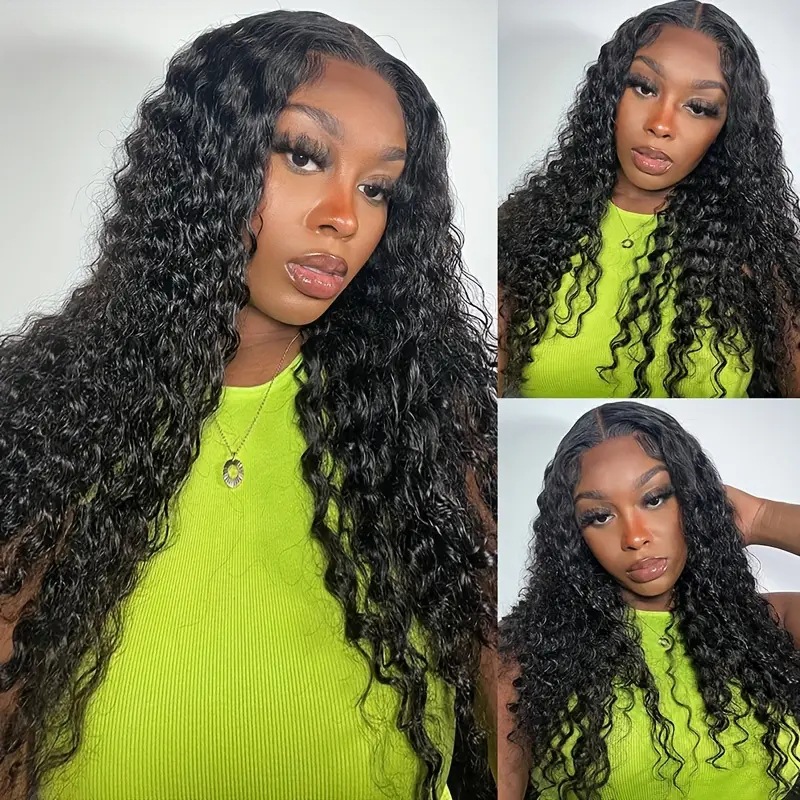 Synthetic Lace Front Wig Small Curls Fashionable Hair Extension_voghion.com