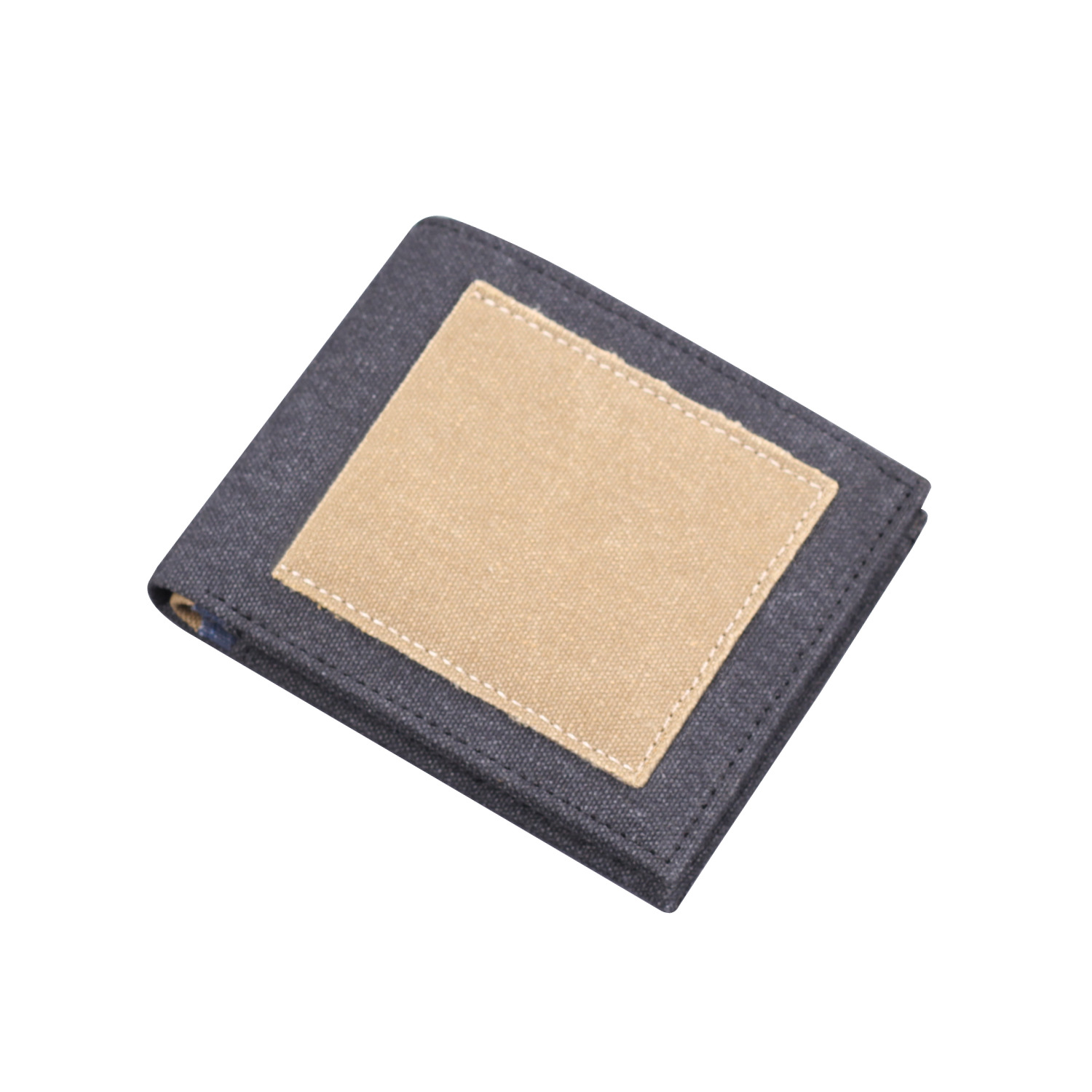 Bolso de lona para hombres bolso de dólares corto bolso de jeans para hombres bolso de tarjetas para hombres en una cartera para hombres