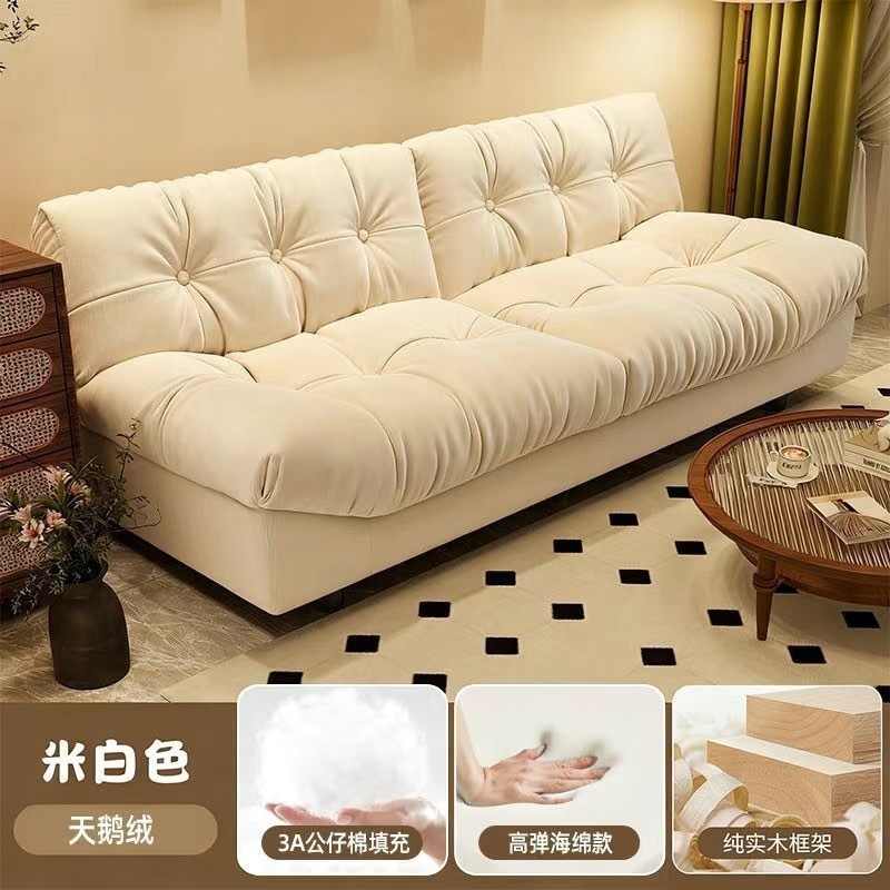 Fábrica directa sofá nube pequeño sofá de alquiler sala de belleza barbería sofá apartamento sofá cama perezosa