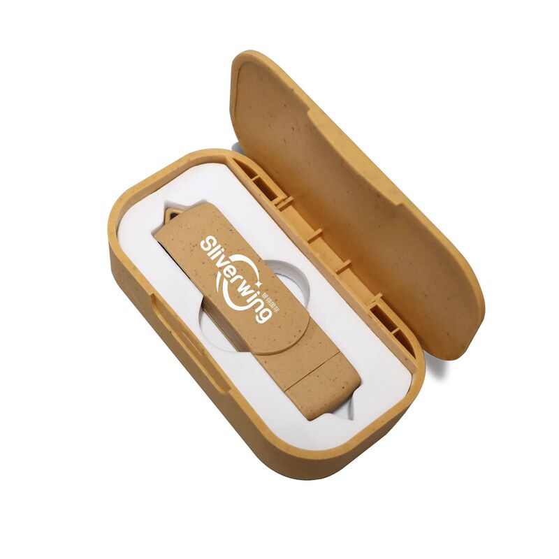 小麦わら分解性 USB フラッシュドライブツーインワン TYPE-C32g 携帯電話コンピュータ小麦わら USB フラッシュドライブ LOGO16g|undefined