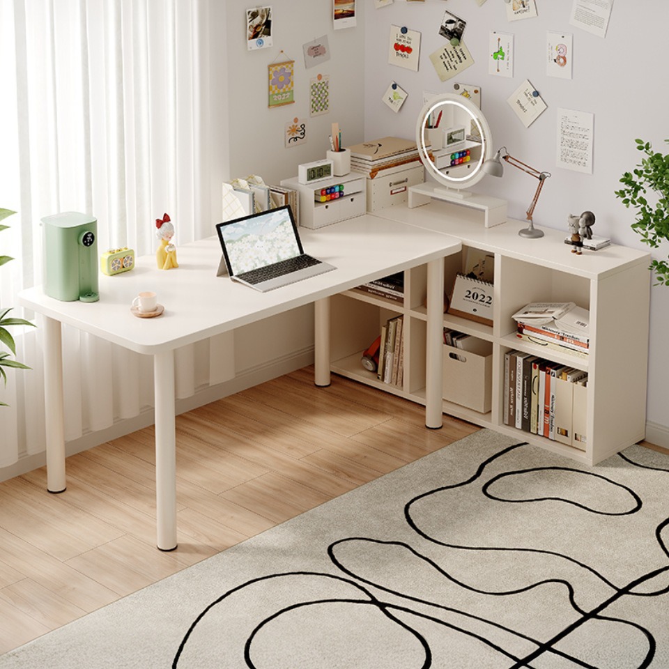 Estantería escritorio integrado estudiante de secundaria Escritorio de estudio adulto escritorio de la computadora en casa dormitorio Escritorio de oficina Workbench