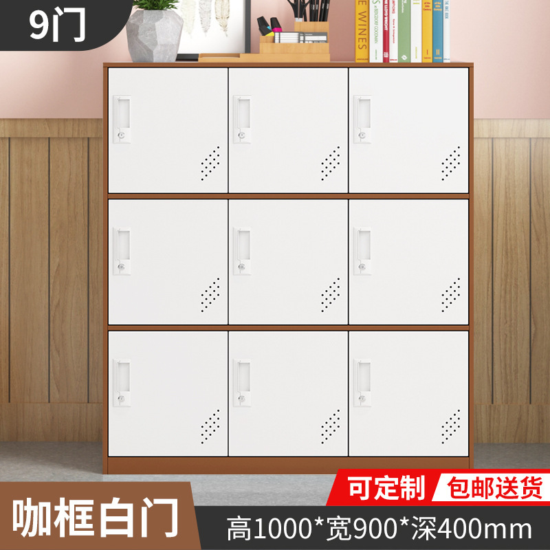 armario de color armario de almacenamiento de personal con bloqueo armario de almacenamiento de bolsas escolares estudiantes armario de zapatos armario de balcón armario pequeño armario de hierro