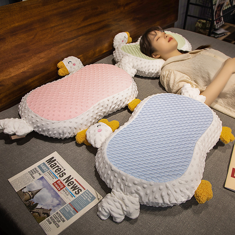 Cute double-sided children's pillow for sleep for students
