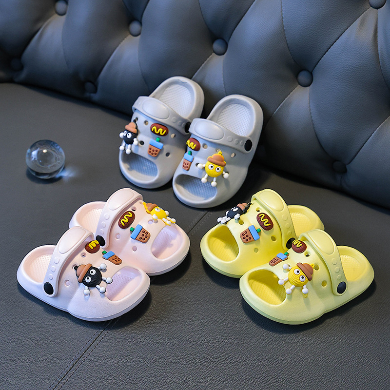 2026 New Model Eva Children's Sandals, Eco-Friendly Unisex Summer Cartoon Non-Slip Outdoor Baby Buckle Slippers