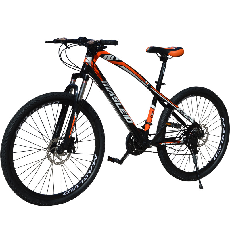 厂家直销变速碟刹山地车/减震越野山地自行车/车身烤漆铝合金车圈