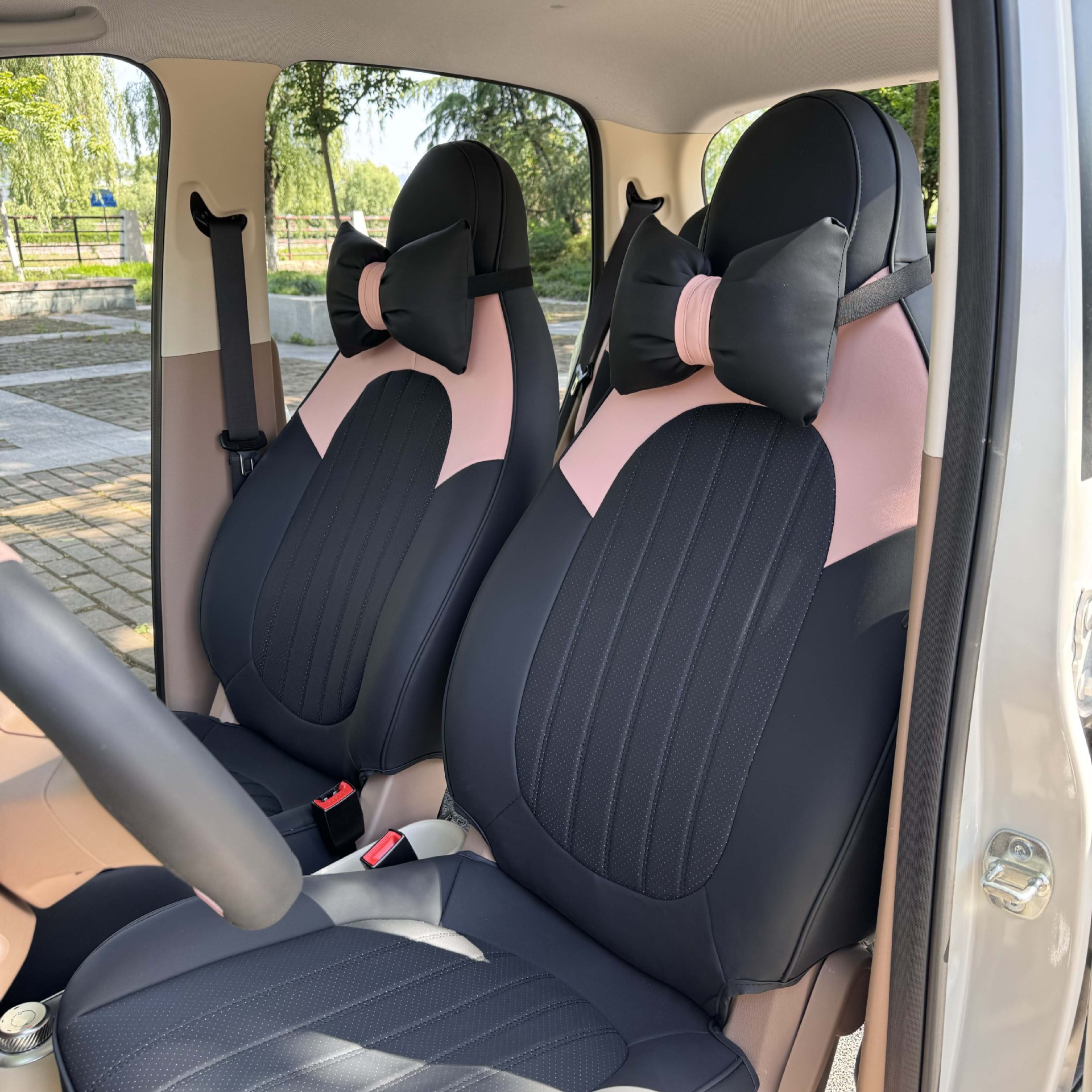 25 Models of Wuling Hongguang Mini Seat Covers, Four-Door Version, Fourth Generation Special Seat Covers, Mini Macaron Breathable Car Seat Cushions
