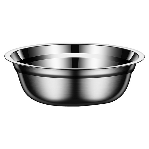 Stainless steel bowl wholesale 316 food grade household kitchen vegetable washing, egg beating and dough mixing bowl, multi-purpose school canteen soup bowl