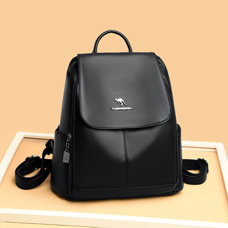 Личи с рисунком 2024 новая сумка на плечо Женский повседневный рюкзак Европейские и американские тенденции на открытом воздухе Туризм осенняя и зимняя модная сумка