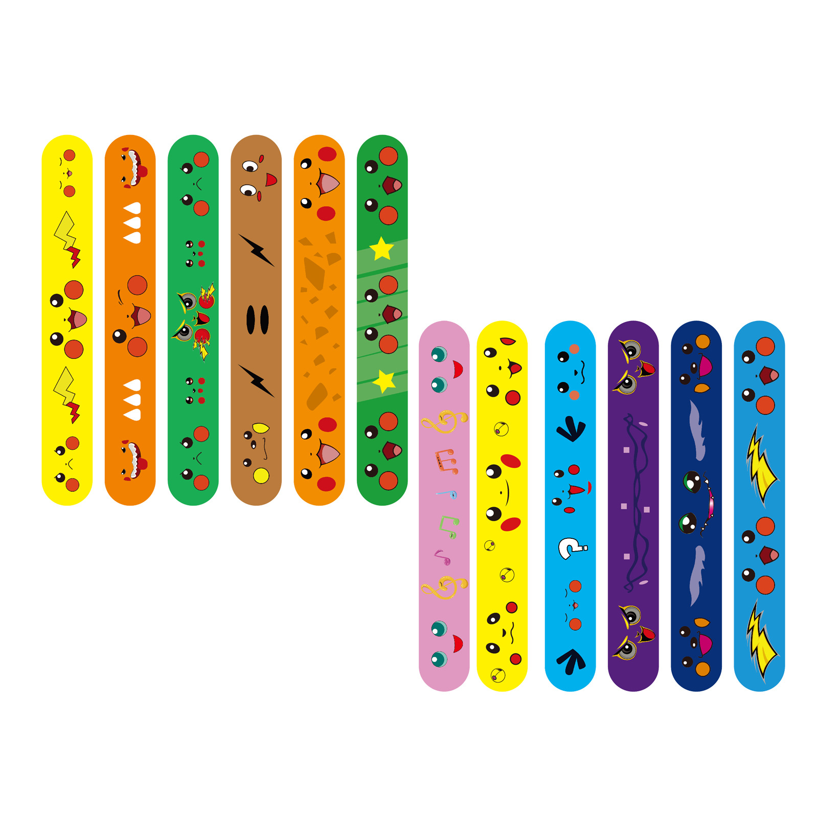 Nuevo cross-border Pokémon emoticon collar de PVC Pikachu pulsera de anillo