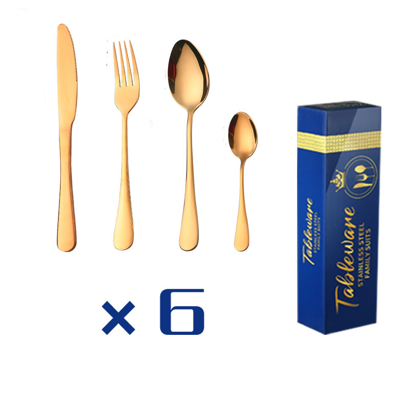 金色の木箱1010食器24点セットアマゾンステンレス食器セットナイフフォークスプーン木箱食器ナイフフォーク|undefined