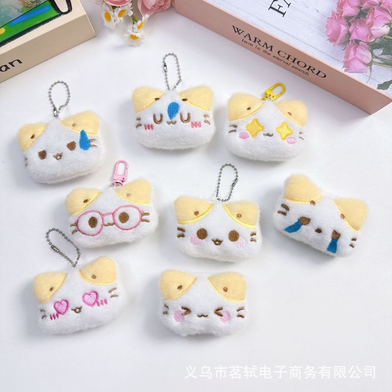 可爱卡通表情包猫咪吱吱叫挂件小猫胸针发饰发夹DIY配件服装辅料|undefined