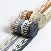 厂家现货花纹涤棉织带手提包带加厚棉织带裤腰带箱包辅料批发