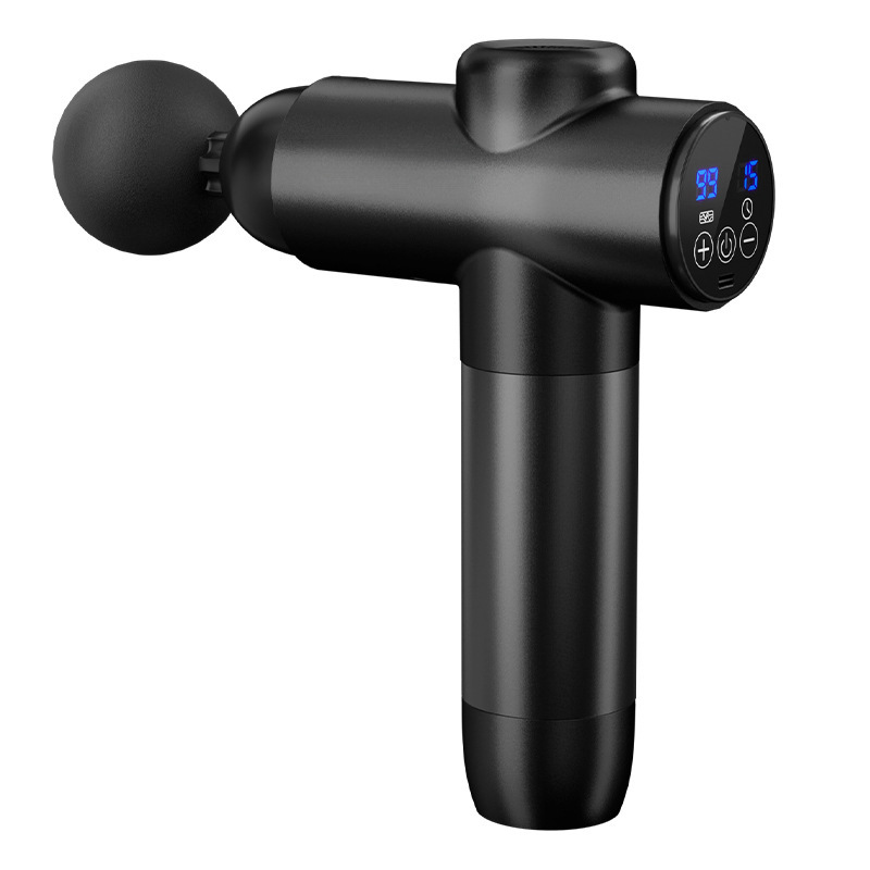 Masajeador muscular cuidadosamente seleccionado pistola de fascia mini pistola de fascia de cuatro cabezas de grado profesional pistola de mascarilla de cuello pequeño regalo al por mayor