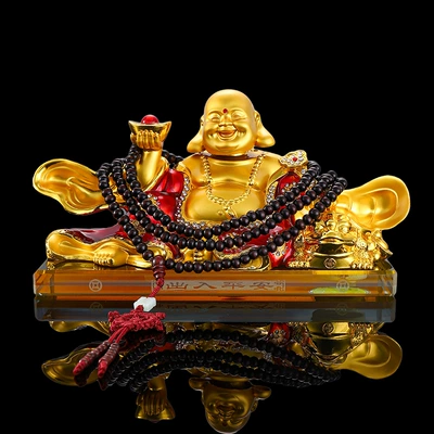 Car ornaments car perfume seat decorations - crystal-bottom-20128cm900-grams-painted-maitreya-216-beads