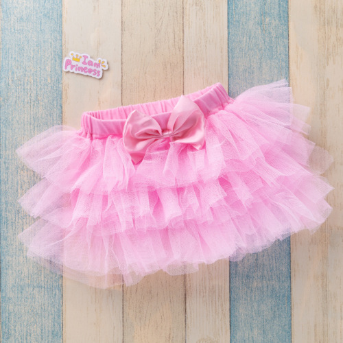 Factory direct sales girls' stylish skirt solid color six-layer mesh princess skirt baby skirt baby tutu skirt