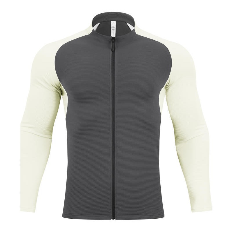 lulu chaqueta deportiva con cremallera de cuello vertical ropa de ejercicio de secado rápido correr fitness de manga larga chaqueta de entrenamiento de golf de tenis