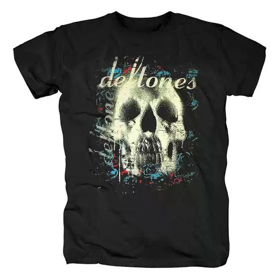 2025 Deftones Cotton Band T-Shirt for Men and Women Hip Hop R