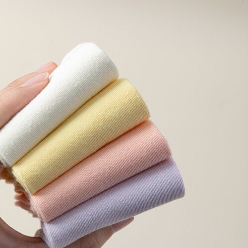 Short socks for women's spring and summer short cotton maternity socks 2026 new summer white boneless pile socks short socks