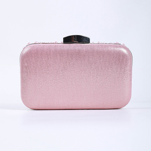 Women's temperament pearl dinner bag dress bead embroidered bag banquet dress clutch bag fashion shoulder bag wholesale