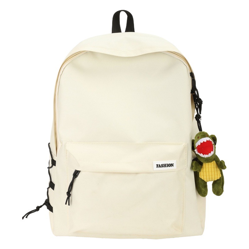 Large-Capacity Backpack for Couples, Solid Color Backpack for Middle and High School Students, Storage School Bag, Campus Style, Casual and Versatile