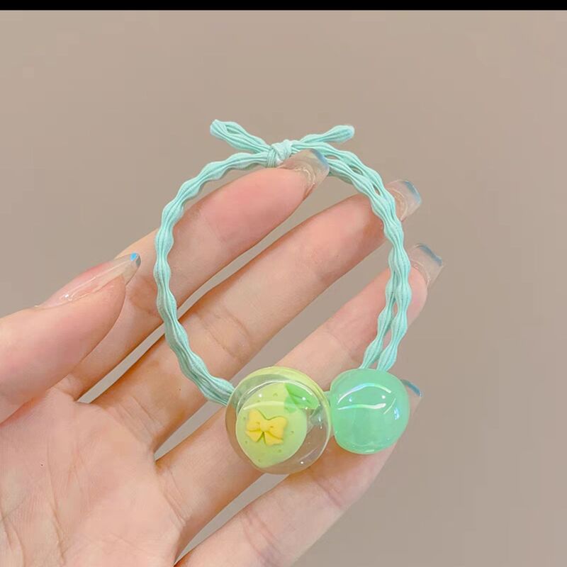 ドーパミンヘッドバンド、髪を傷つけないカラフルな子供用ゴムバンド、かわいいフルーツヘアバンド、高弾性ヘアロープヘッドバンド|undefined