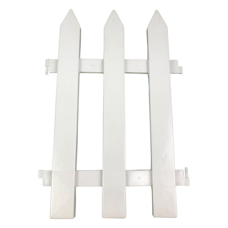 Garden Fence Plastic Ground-Insert Flower Bed Fence Garden Decoration Fence Panel White Fence Flower Bed Fence