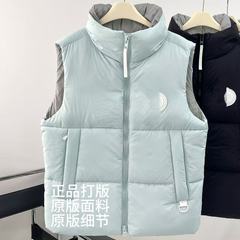 大鹅胶囊白标羽绒马甲秋冬无袖百搭保暖羽绒背心