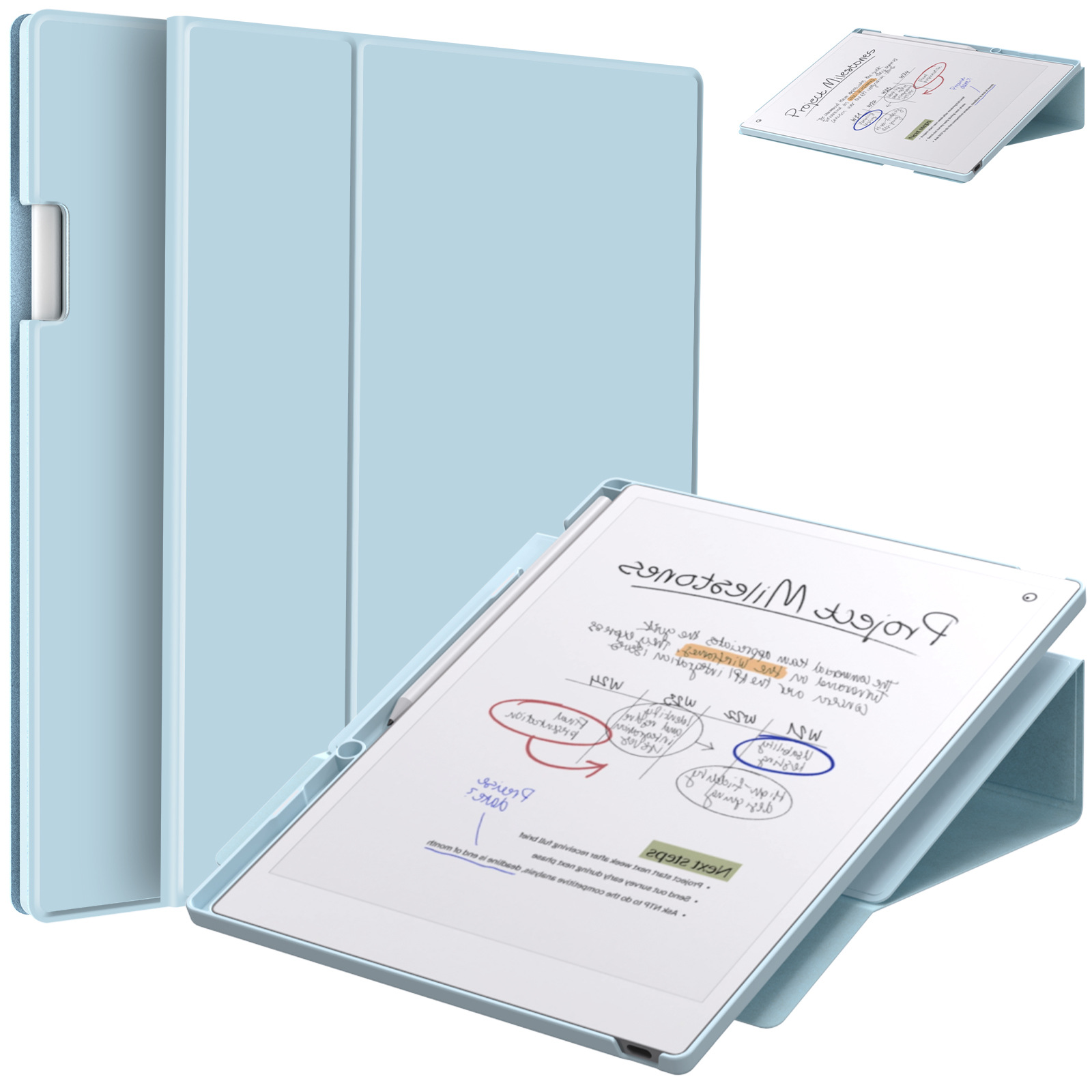 Aplicable al reutilizable Paper Pro Case 11.8 "Plate e-reader Case Rotating Case