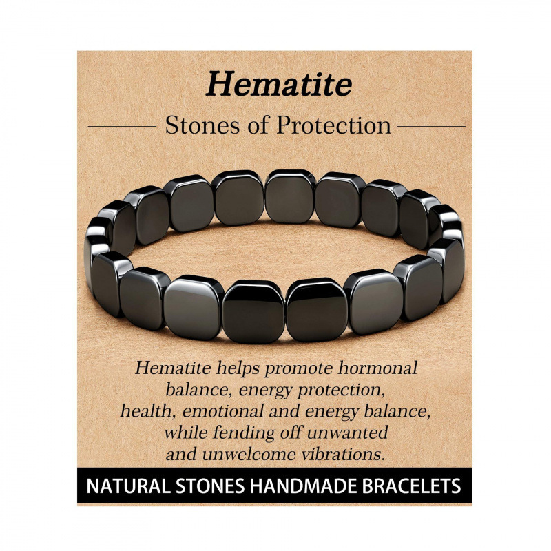 Black Tourmaline Energy Bracelet Natural Black Tourmaline Hematite Square Beaded Elastic Bracelet Square Black Tourmaline Bracelet Black Tourmaline Energy Bracelet Natural Black Tourmaline Hematite Square Beaded Elastic Bracelet Square Black Tourmaline Bracelet