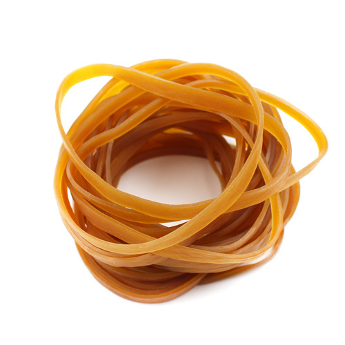 Wide rubber band with aging resistance, not easy to break, high elasticity, high temperature resistance, environmental protection, ornamental fish yellow rubber band