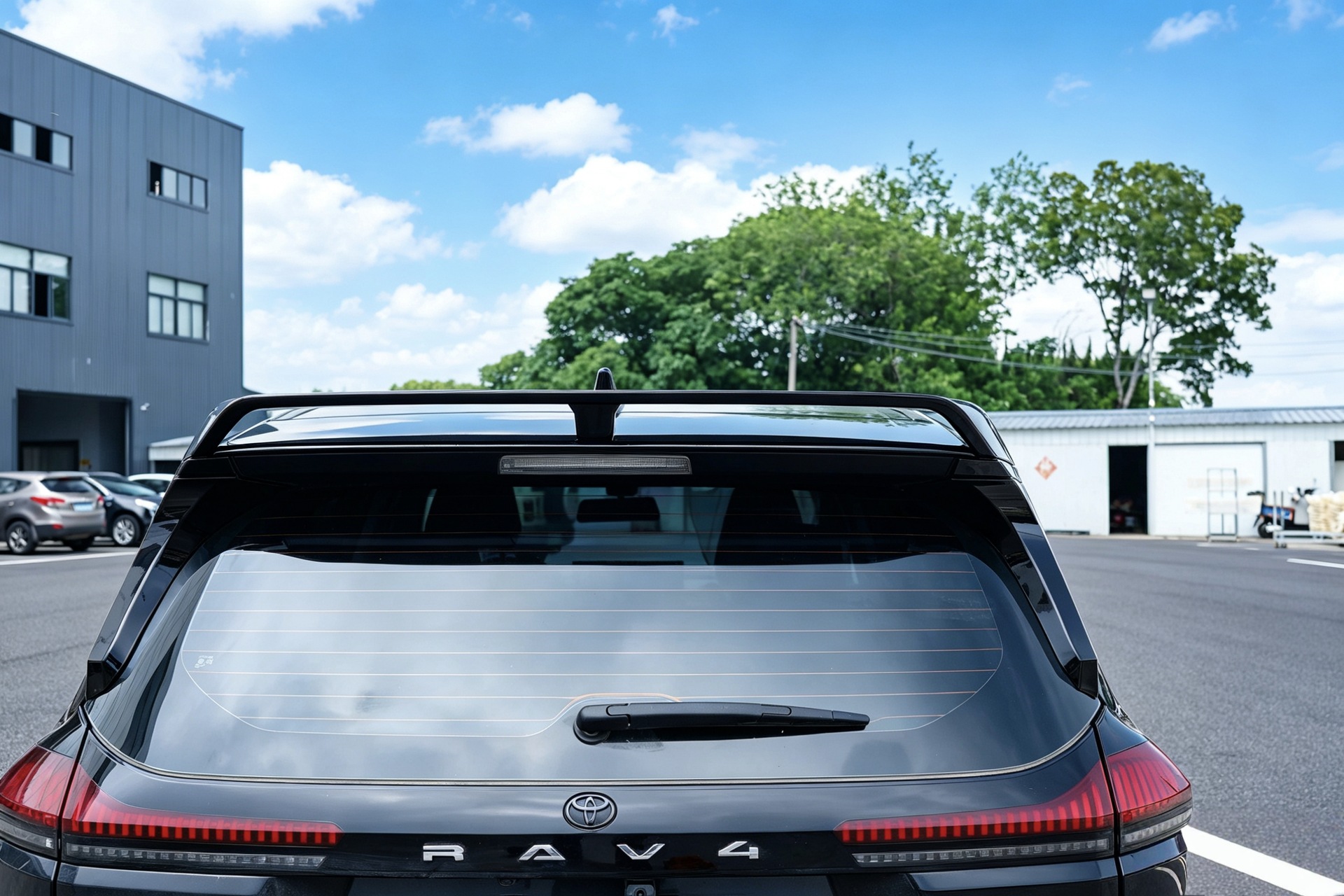 Suitable for 26 Models of Rav4, Rongfang, and Wildlander Modified Front Spoiler, Side Skirts, Rear Bumper, Roof Wing, Rear Diffuser, and Louvered Spoiler