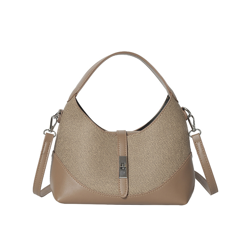 Bolso de moda coreano 2025 verano nuevo bolso femenino casual color contraste bandolera transmisión en vivo del mismo estilo bolso de mensajero marea