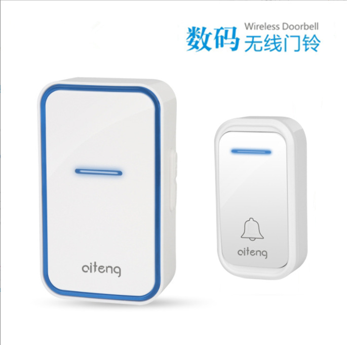 新款无线门铃数码门铃交流门铃远距离遥控门铃家用门铃老人呼叫器