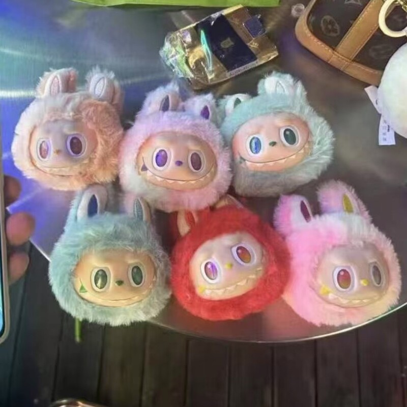 クロスボーダーラブブビニール小頭ぬいぐるみヘッドペンダントラブブキーホルダー醜くてかわいい人形|undefined