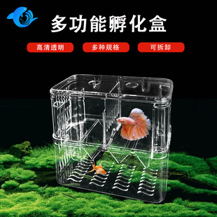 Multifunctional Isolation Box Hatching Box Isolation Breeding Transparent Turtle Hatching Box Aquarium Equipment Suspension Hatching Box