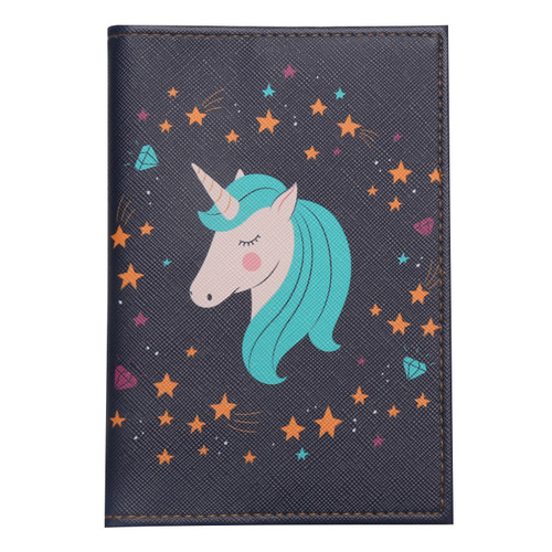 Unicorn Unicorn PU Imitation Leather Passport Case Travel Passport Protection Bag Document Passport Holder