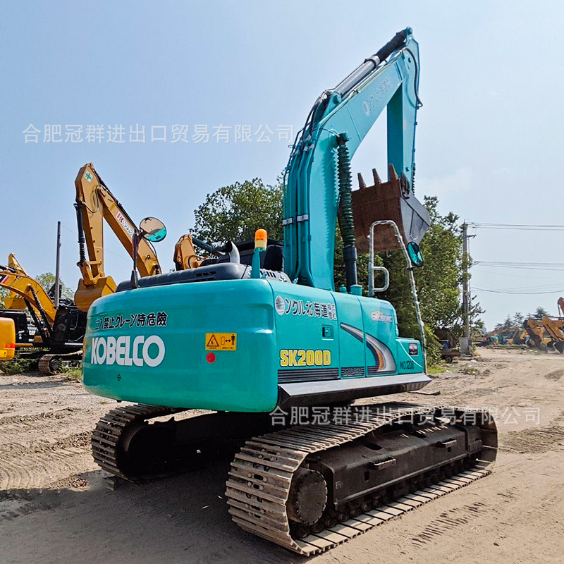 Exportación comercial de segunda mano Shengang SK200D excavadora usada Kobelco75 excavadora formalidad completa image 4