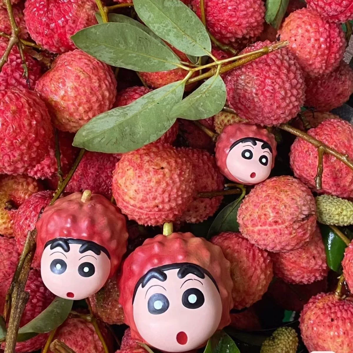 Карандаш Шин - новая личи, Фрукты Xiaoxin милый ручной бег настольные модели украшения OPP пакет