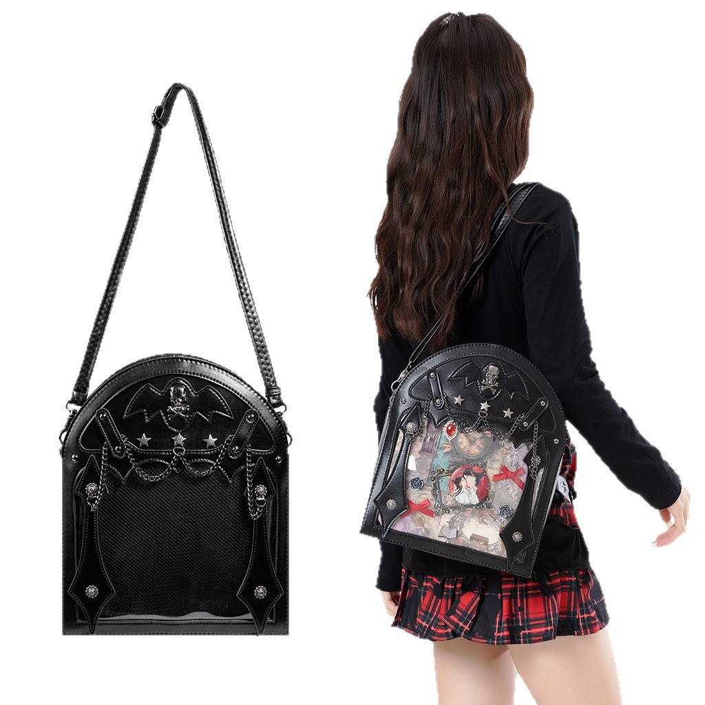 (Cross-border trading), capacious backpack, storage system, Lolita style
