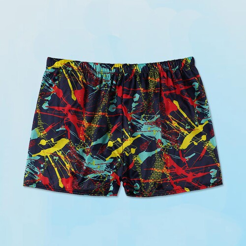 Vacation swim trunks trendy personalized quick-drying beach pants men's summer straight-leg pants