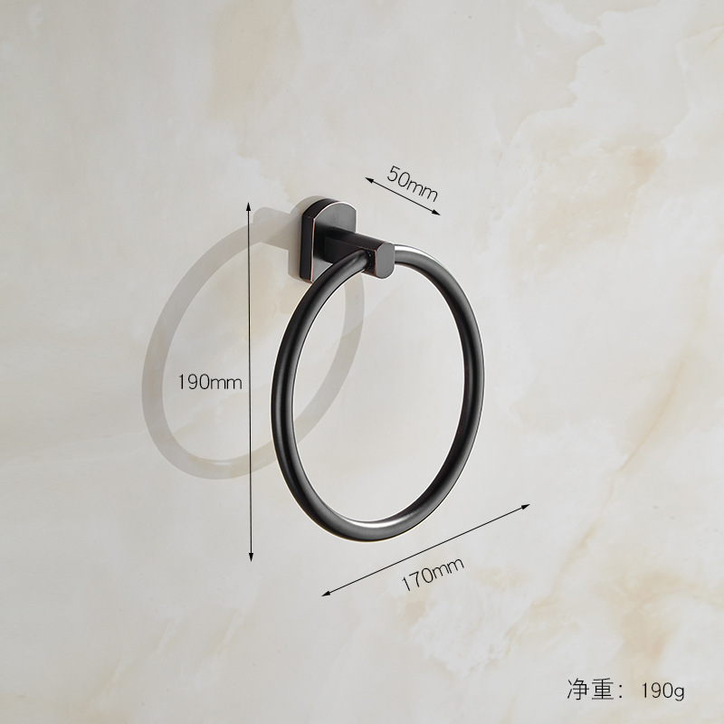 Todo el cobre colgante de baño toalla rack set toalla rack toalla rack toalla barra de toalla de baño hardware percha